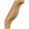 Ekena Millwork 5 1/2"W x 18"D x 24"H Funston Smooth Knee Brace, Western Red Cedar BRC06X18X24FST00SWR - alternate 1